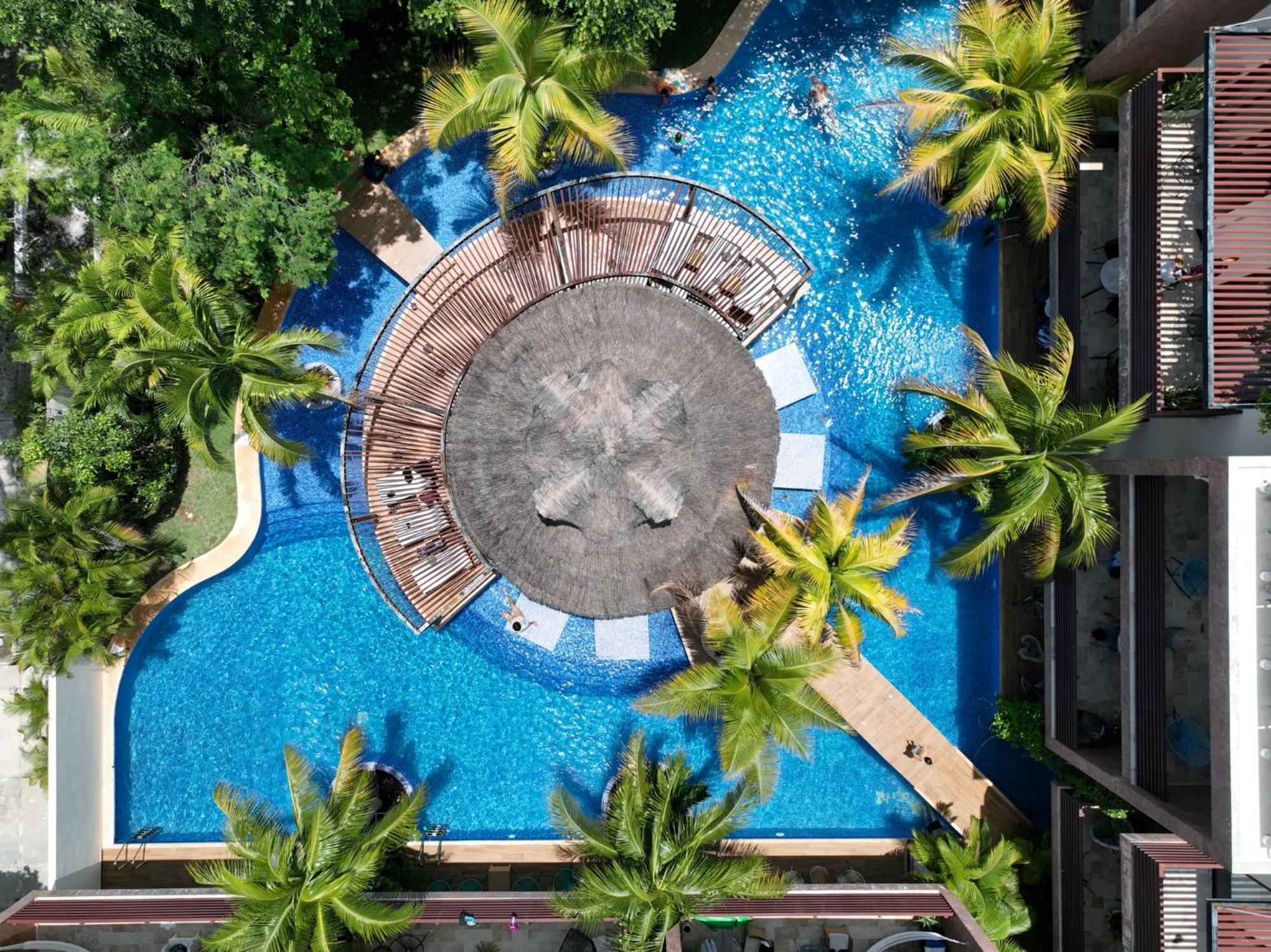 Апартаменты Luxurious Penthouse With Jungle View & Private Pool Тулум Экстерьер фото
