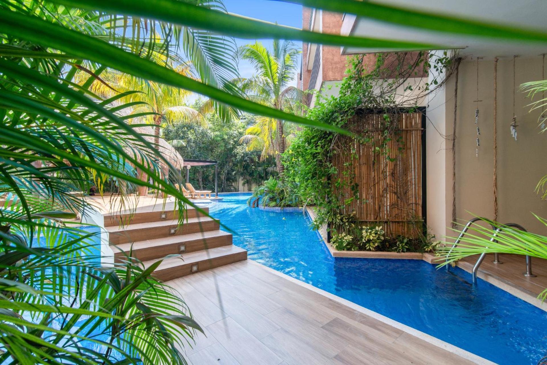 Апартаменты Luxurious Penthouse With Jungle View & Private Pool Тулум Экстерьер фото